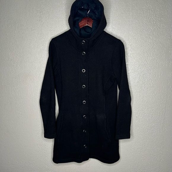 Kuhl Spyrit Hooded Snap Button Long Sweater Womens Small - Picture 1 of 7